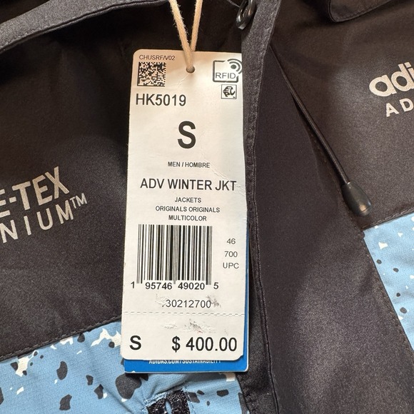 Brand New Men adidas Gore Tex Infinium Adventures Winter Jacket - Small - Picture 5 of 11
